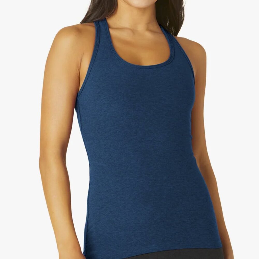 Beyond Yoga Women's Spacedye Step Up Racerback Tank | Size S | Nocturnal Navy
